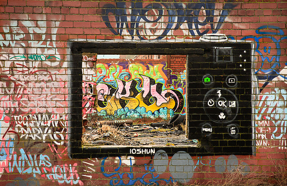 Graffiti, wall,